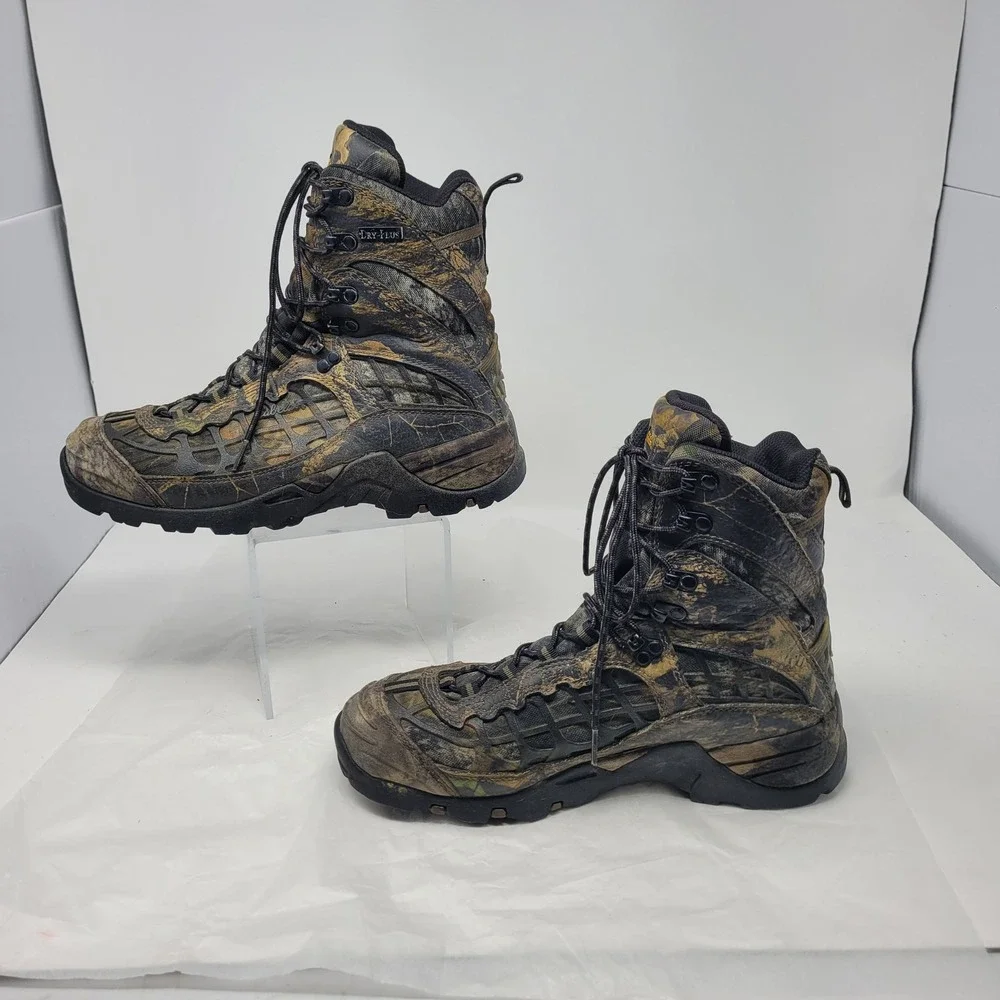 Cabelas Speed Hunter‎ Dry-Plus Camo Hunting Boots Mens 8EE Wide Waterproof